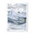 Toile blanche avec cadre d'angle fermé