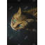 Reproduction de chat Bengal sur toile