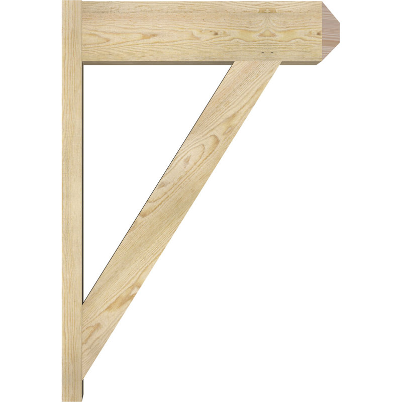 Artisan traditionnel en bois rustique, P 28 po x H 40 po, Sapin Douglas de 8 po (sciage brut)