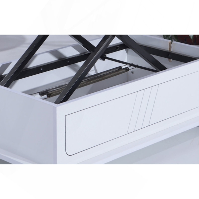Table basse Rio Smart For Living réglable en hauteur 1003 blanc.