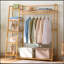 Portemanteau autoportant avec porte-chaussures pour hall, salon, chambre à coucher, vestibule