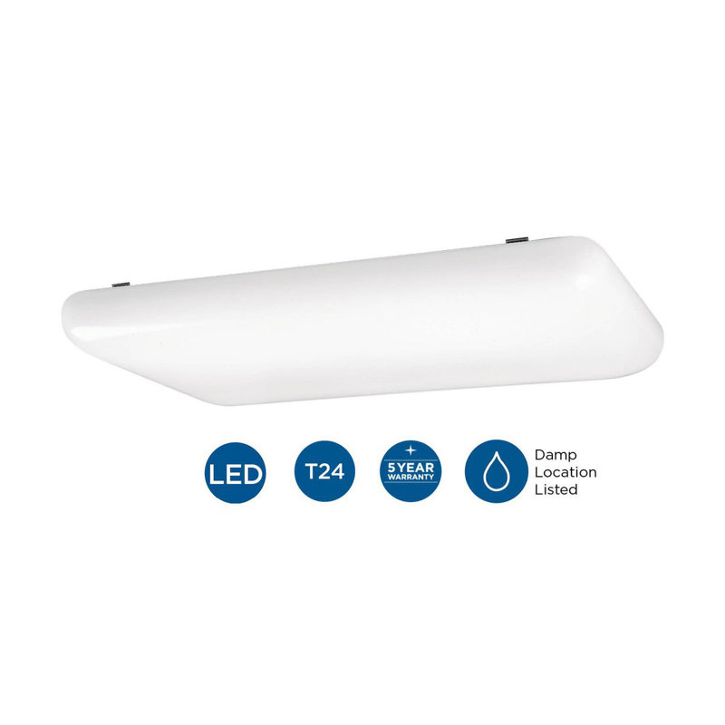 Kendall Acrylic LED Flush Mount