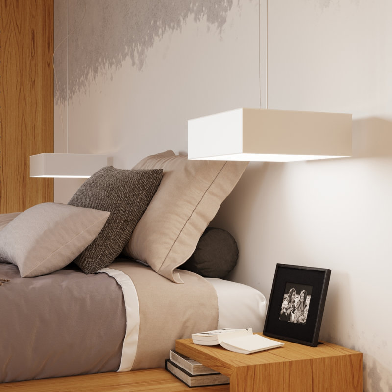Plastic Flush Mounted Sconce, White