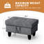 Repose-pieds rembourré en flanelle avec repose-pieds Athiste-1662927514