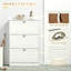 Armoire Tilen avec 3 tiroirs rabattables