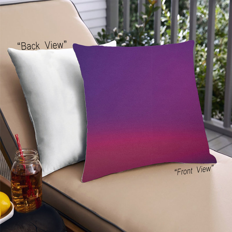 Coussin Color Focus, Microsuède