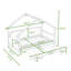 Lit simple en bois avec rails-922188981