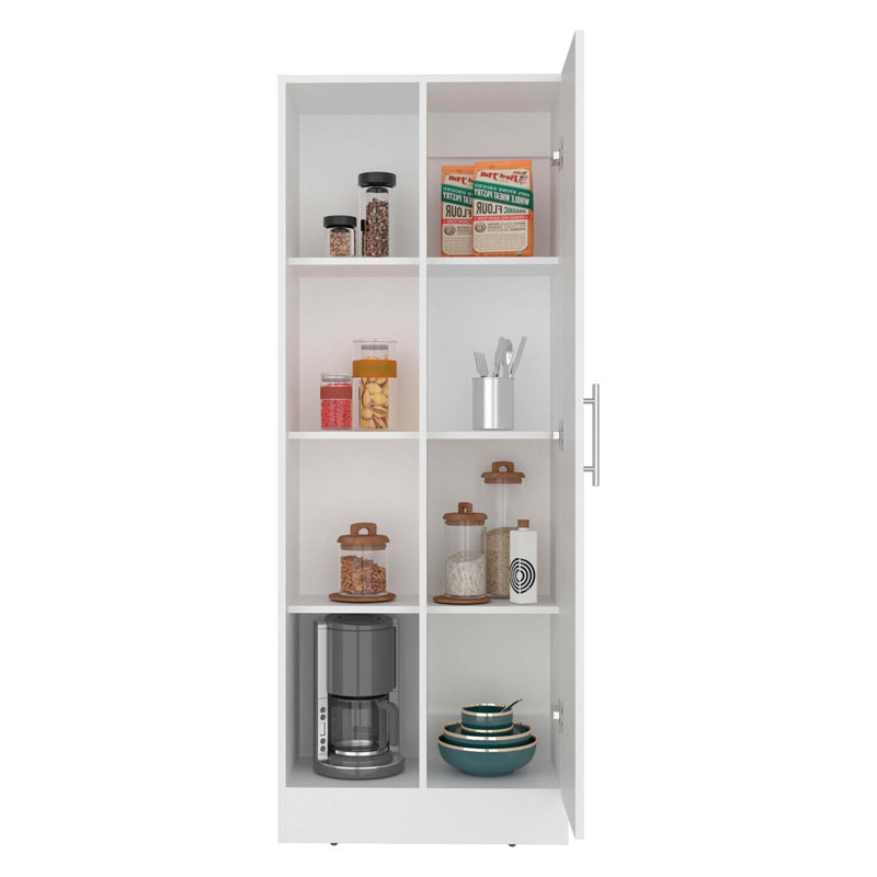 Garde-manger blanc à 1 porte