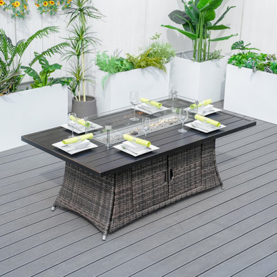 Table de salle à manger d'extérieur Merjen