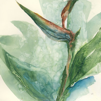 «Exotic Flower III» par Chris Paschke - Peinture