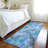 Machine Washable Indoor/Outdoor Xhevrie Blue Rug-38311289