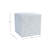  Soft Cube Ottoman - Blue Pinstripe Fabric-222717222