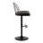 Lakyia Swivel Upholstered Adjustable Height Counter Stool with Metal Frame-88853898