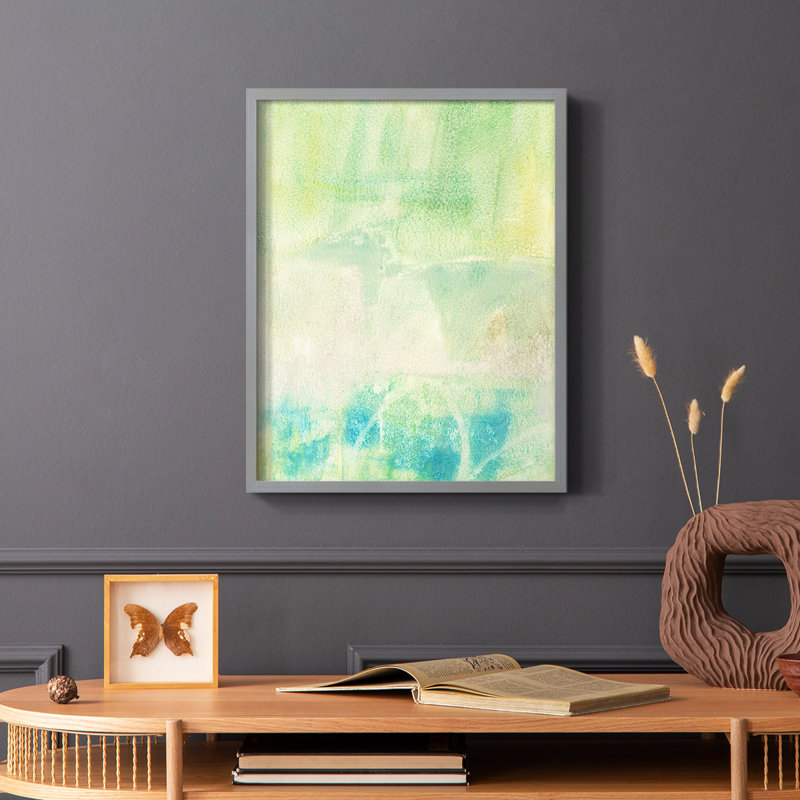Serus I, reproduction encadrée - bois massif, Cadre simple gris, H 10 po x l 8 po
