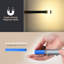 Lampe de poche rechargeable à DEL 6,3 po Pin-Point Slim USB-C 2 W 1 000 lumens, 1 600 MaH, 4 heures et plus en charge complète avec faisceau réglable et pile remplaçable