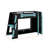 Twin Size Loft Bed With Desk And RGB Light-1194385794