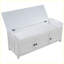 Banc à chaussures avec coussin amovible et espace de rangement caché-37098669