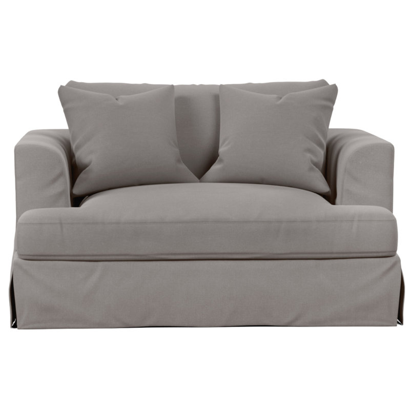 Mcneese Chair And A Half, Slate Polyester Blend
