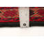 Tapis brun clair / rouge en laine noué à la main