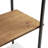 Dayne 45"H 3-Tier Bookshelf with Sliding Door Cabinet