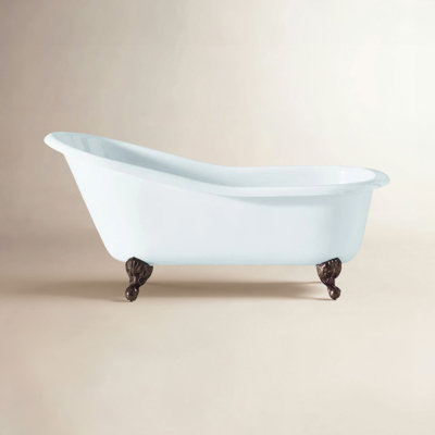 Dian 54" Freestanding Soaking Cast Iron Bathtub