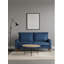 Causeuse rembourrée en velours de style moderne et minimaliste, canapé compact à 2 places à ressorts hélicoïdaux pour salon-132106689