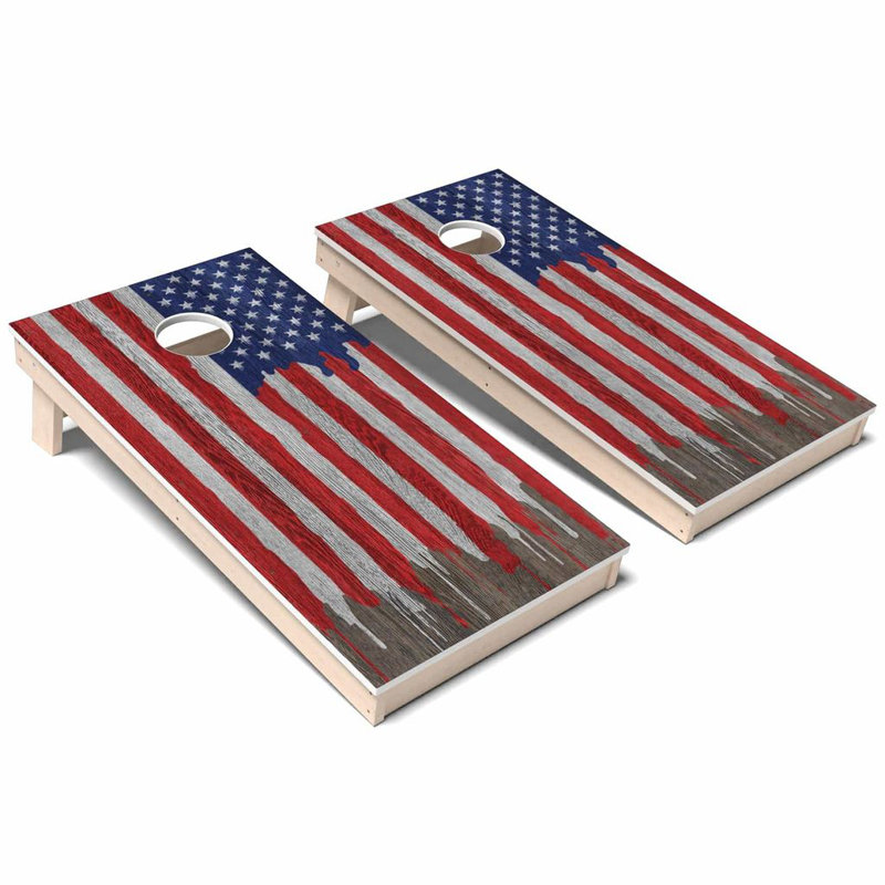 Ensemble de planches de cornhole Drip, Ajouter un étui et des lumières