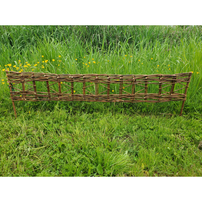 16'' H x 48'' W Brown Wood