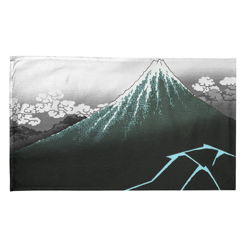 Torchon en dessous the Summit Lightning, Croisé en coton, bleu