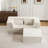 Compression Mahjong Sofa,Convertible Floor Sofa Bed,Diy Boneless Modular Sectional Sofa,No Assembly Required,Circle Fleece Fabric,Oversized 2 Seater With 1 Ottoman-1217577649