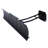 Universal UTV Snow Plow Kit with Steel Blade, Complete Plow System for Utility Task Vehicles, Black