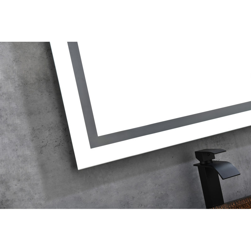 Multifunctional Bathroom LED Mirror With Smart Touch Control