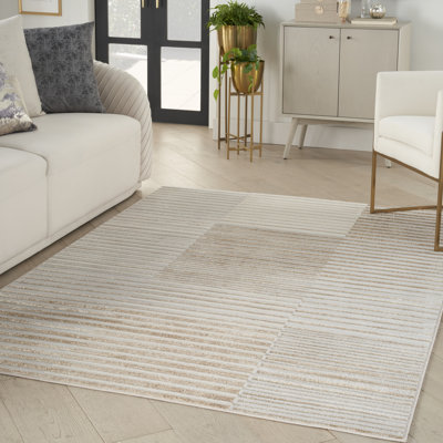 Breux Striped Area Rug