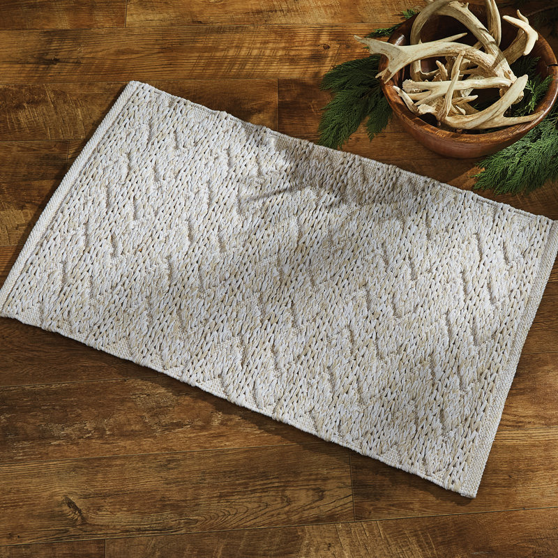 Keevagh Cotton Chevron Indoor Rug