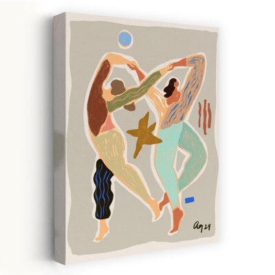Danse infinie - Tableau abstrait contemporain minimaliste paysage naturel