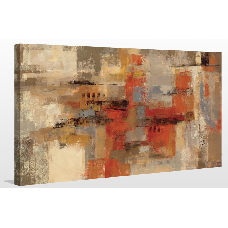 «City Wall», reproduction d'art sur toile tendue, H 18 po x l 30 po