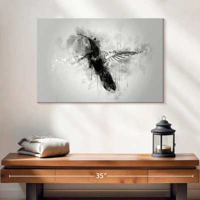 Brampt Small Hummingbird Black And White