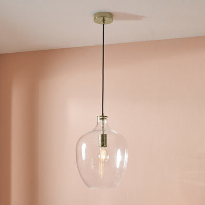 Dazey 1 - Light Gold Pendant