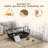 Small Animal Cage with Foldable Run Area, Rolling Bunny Cage, Guinea Pig Cage, Hedgehog Cage with Water Bottle, Water Bowl, and Ramps, 46.5"