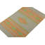 Flatweave Wool Area Rug in Gold/Green