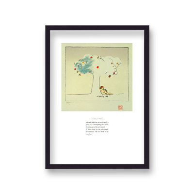 John Lennon Personal Sketch Collection 11 Family Tree by Vouvart - Single Picture Frame Print