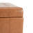 Modern Brown With Spacious Interior Storage Tufting And