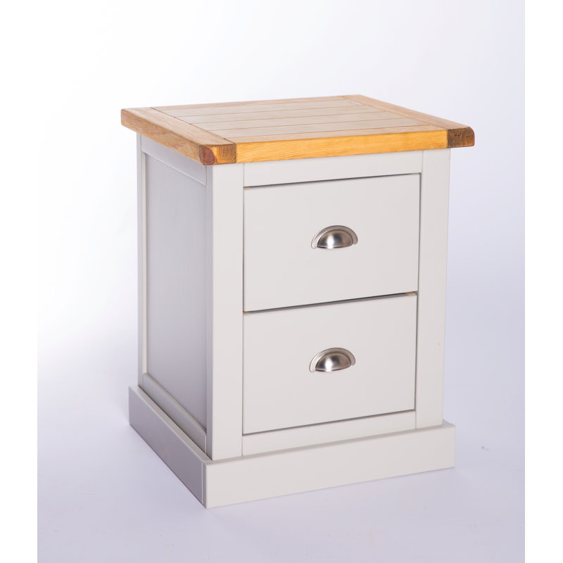 Candleick 45cm W Solid + Manufactured Wood Bedside Table