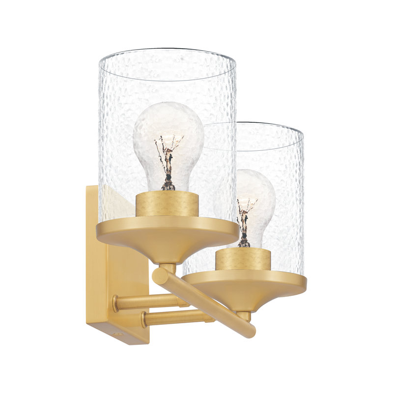 Etzel 2 - Light Dimmable Vanity Light, Aged Brass
