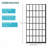 Shower Door Single Panel Frameless Fixed Shower Door, 5/16" (8Mm), Open Entry Design