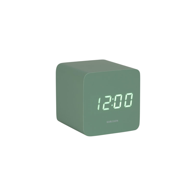 Digital Numerical Electric Alarm Tabletop Clock, Green