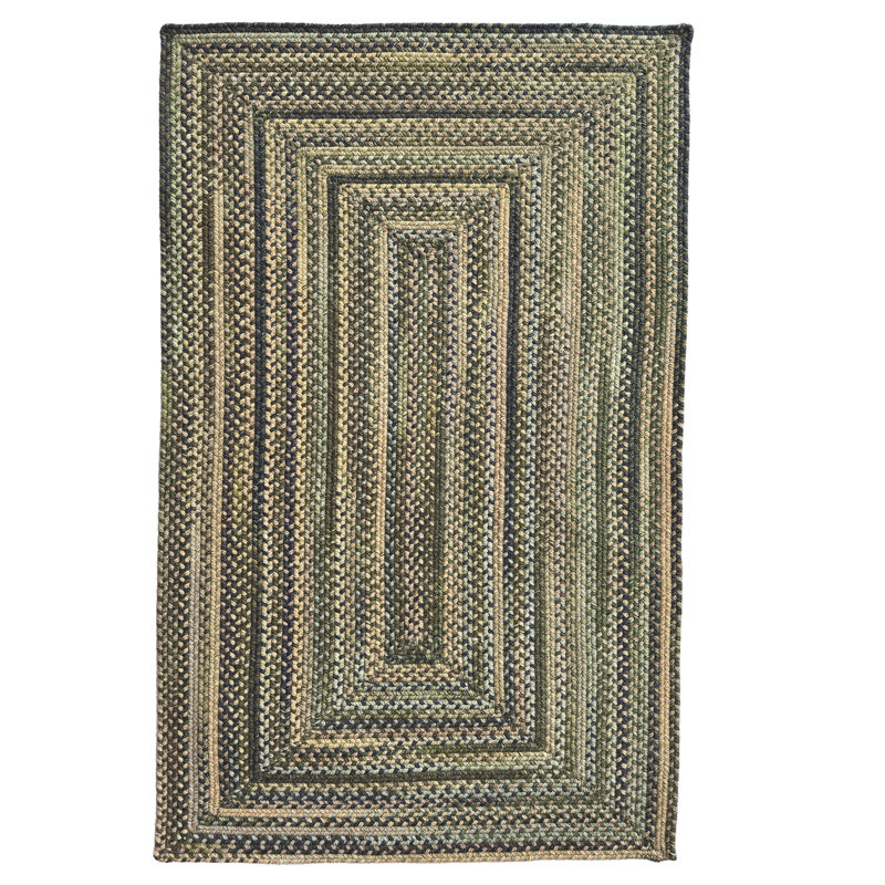 Blue Ridge_Green_0298QS, Rectangle 2'3" x 4'