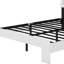 Tête de lit, tête de lit en bois, grand rangement sous le lit-731795645
