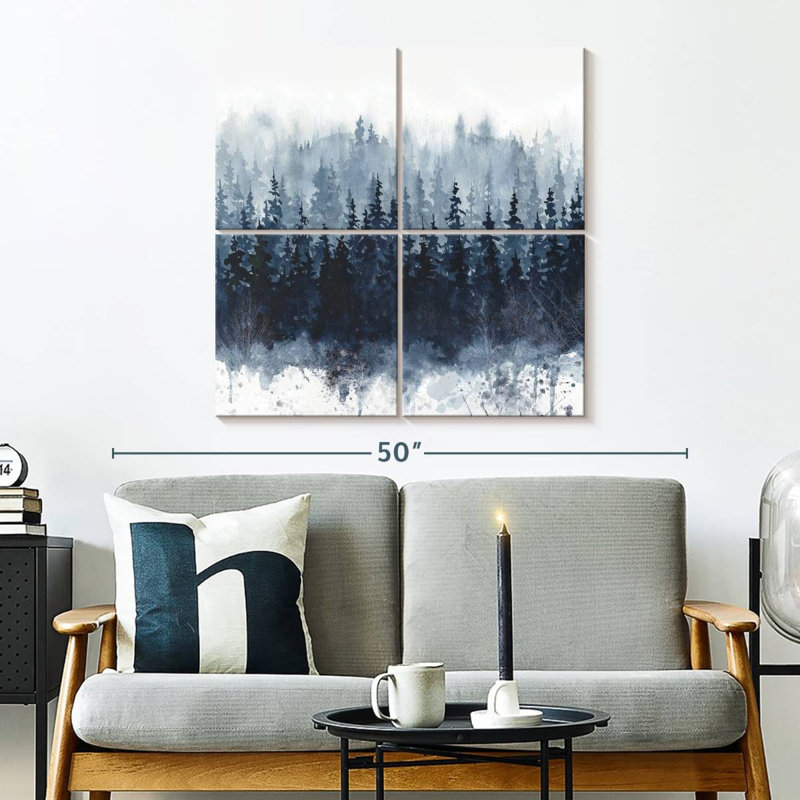 Forêt indigo Alvord, H 32 po x l 32 po