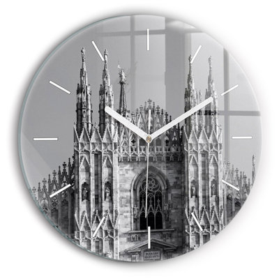Glass Wall Clock